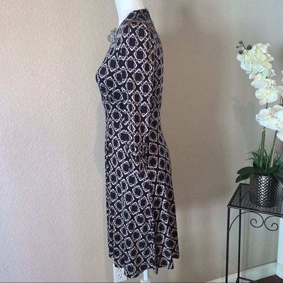 Banana Republic navy blue and gray dress size s - Picture 4 of 7